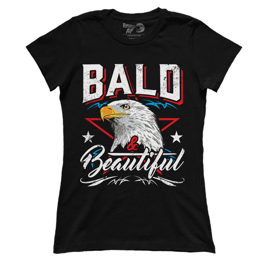 T-shirt Premium Ladies Tee / Black / XS Bald and Beautiful (Ladies)