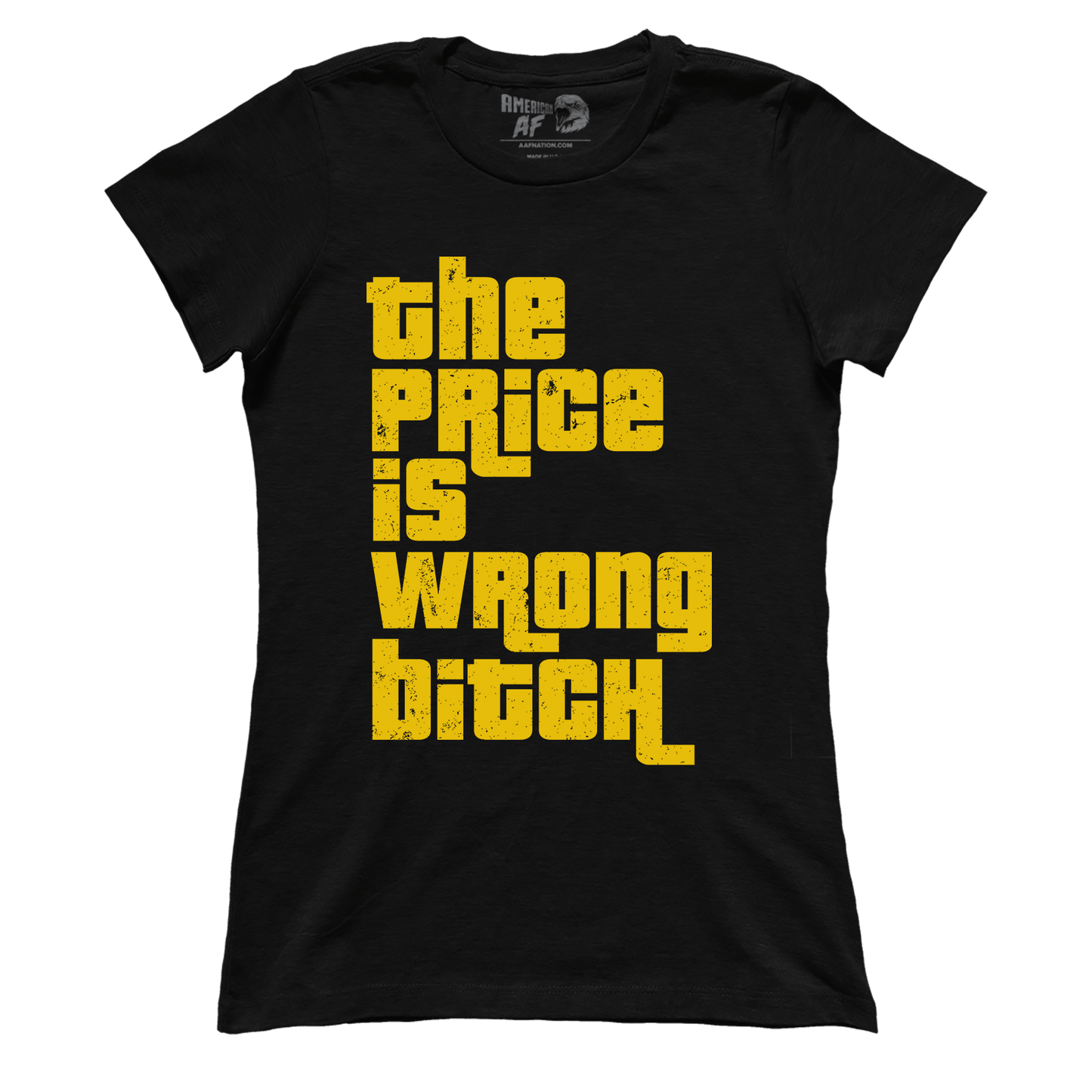 T-shirt Premium Ladies Tee / Black / XS The Price is Wrong B (Ladies)