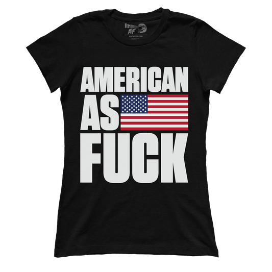 T-shirt Premium Ladies Tee / Black / XS American As F! RAW (Ladies)