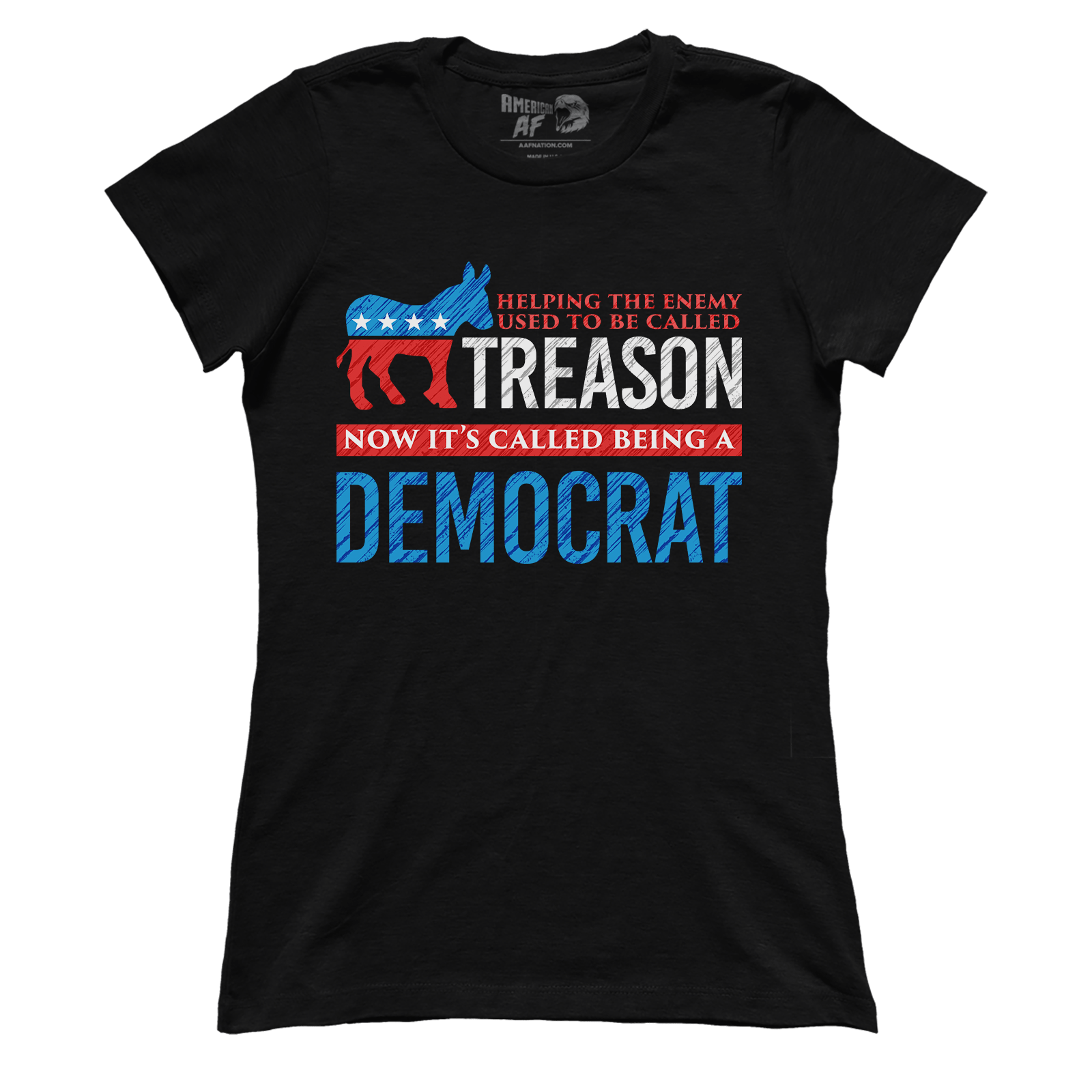 T-shirt Premium Ladies Tee / Black / XS Treason Democrat (Ladies)