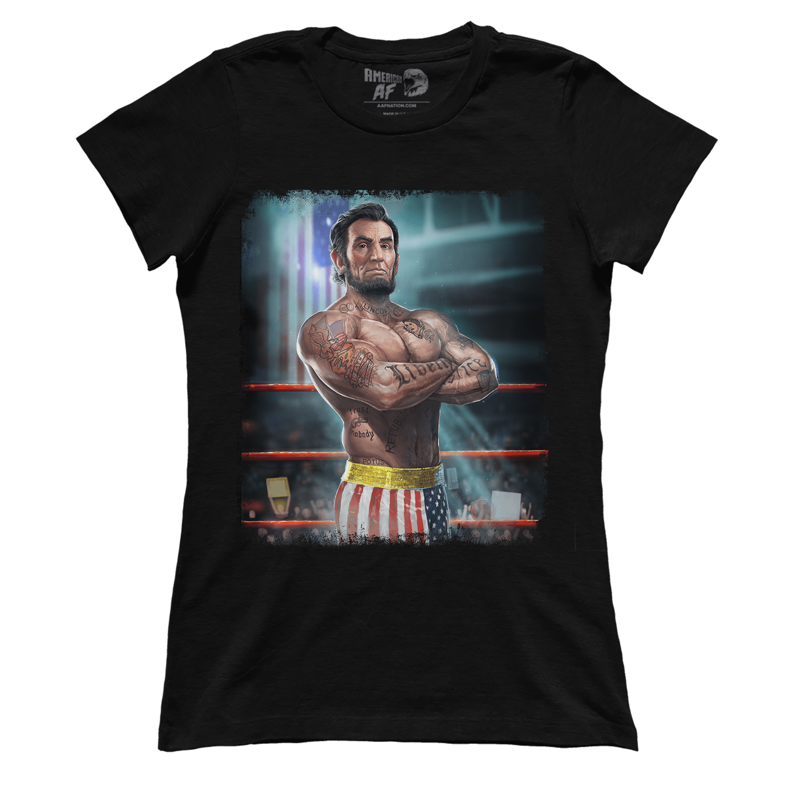 T-shirt Abe the Champ V2 (Ladies)