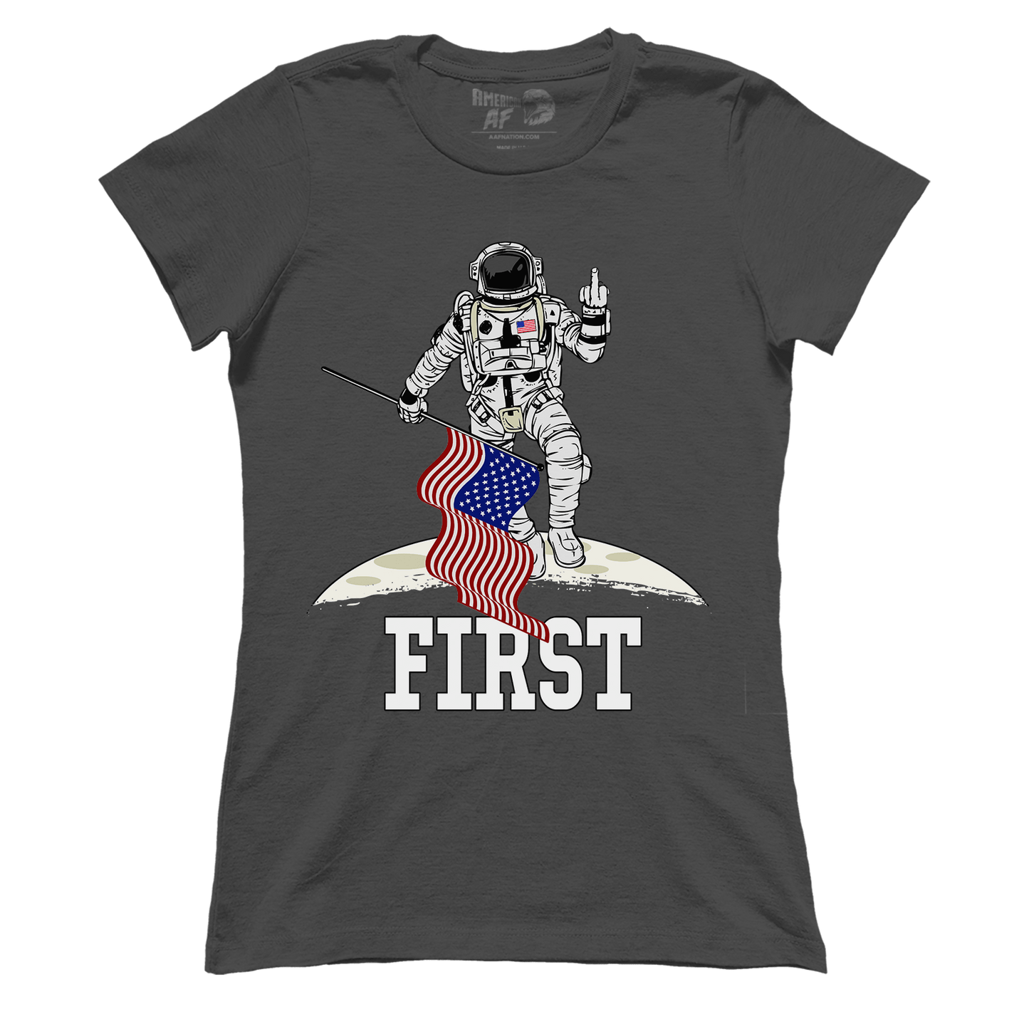 T-shirt Premium Ladies Tee / Heavy Metal / XS First On The Moon (Ladies)