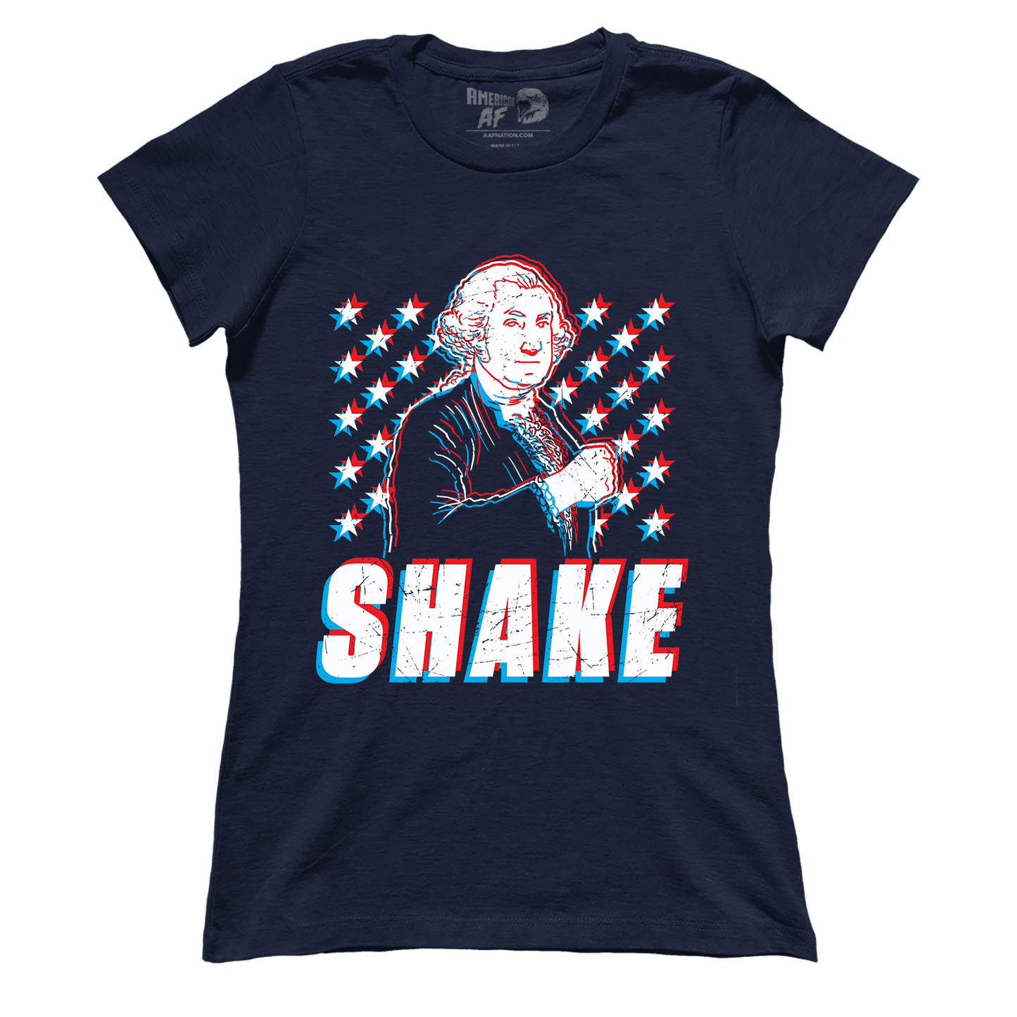 T-shirt Premium Ladies Tee / Midnight Navy / XS Shake V2 (Ladies)