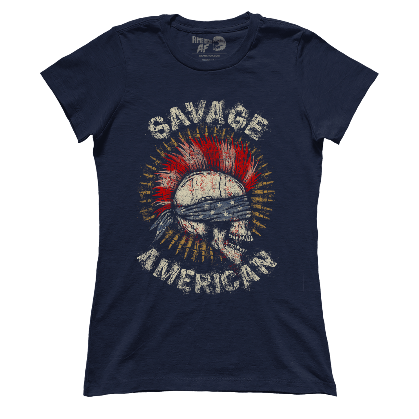 T-shirt Premium Ladies Tee / Midnight Navy / XS Savage American (Ladies)