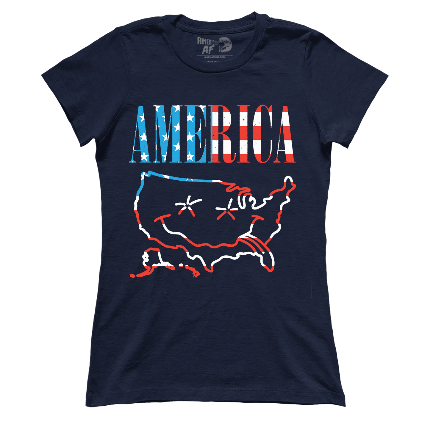 Apparel Premium Ladies Tee / Midnight Navy / XS America Band (Ladies)