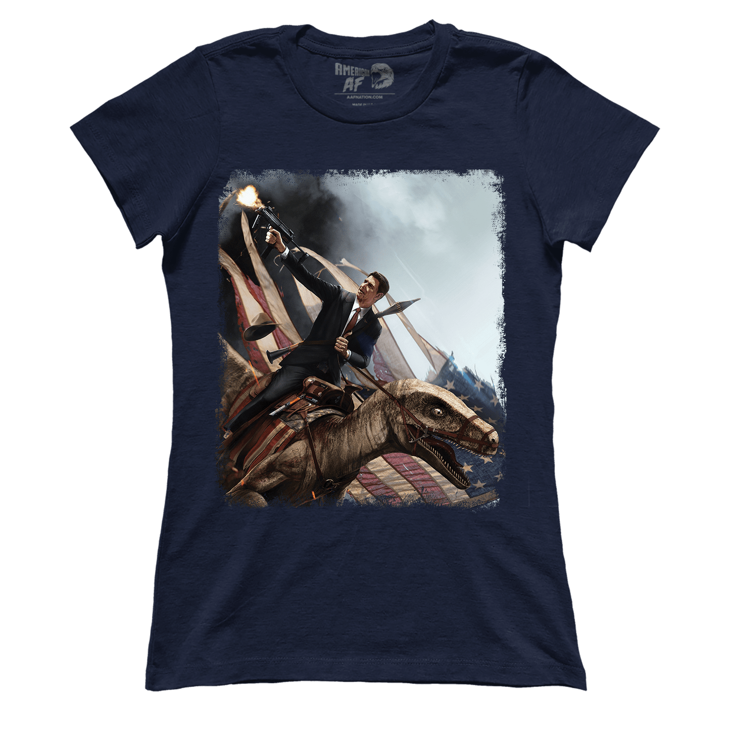 Apparel Ronald Reagan - Velociraptor Zoom (Ladies)