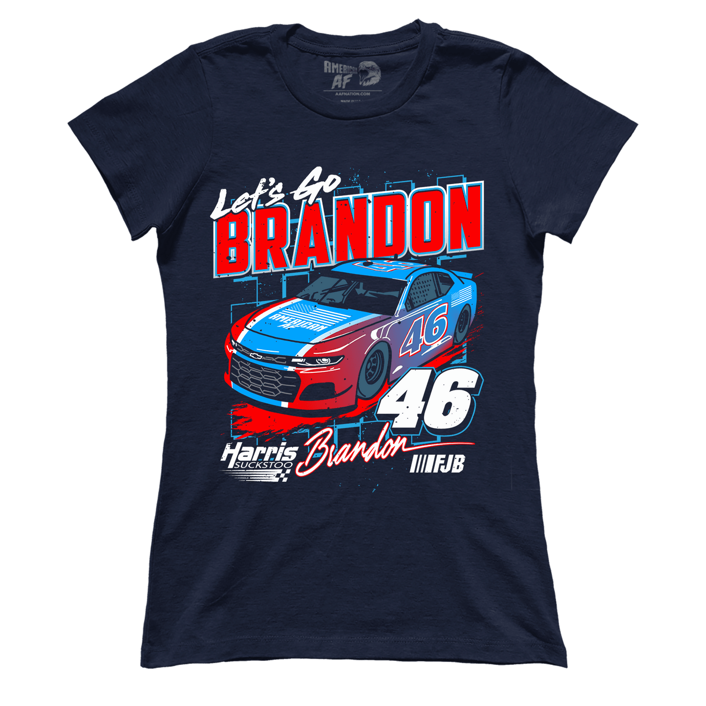 T-shirt Premium Ladies Tee / Midnight Navy / XS Let's Go Brandon V2 (Ladies)