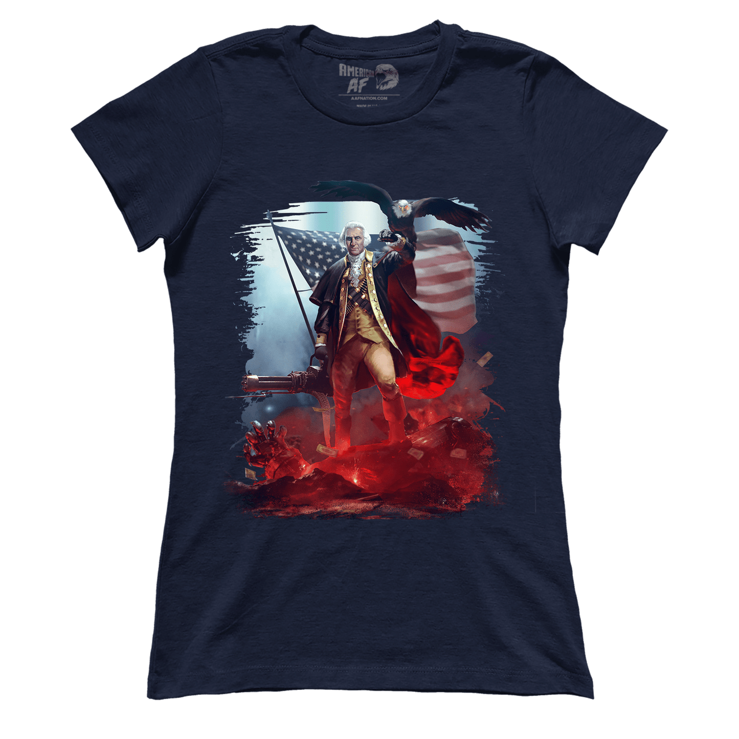 T-shirt Premium Ladies Tee / Midnight Navy / XS George Warshington (Ladies)