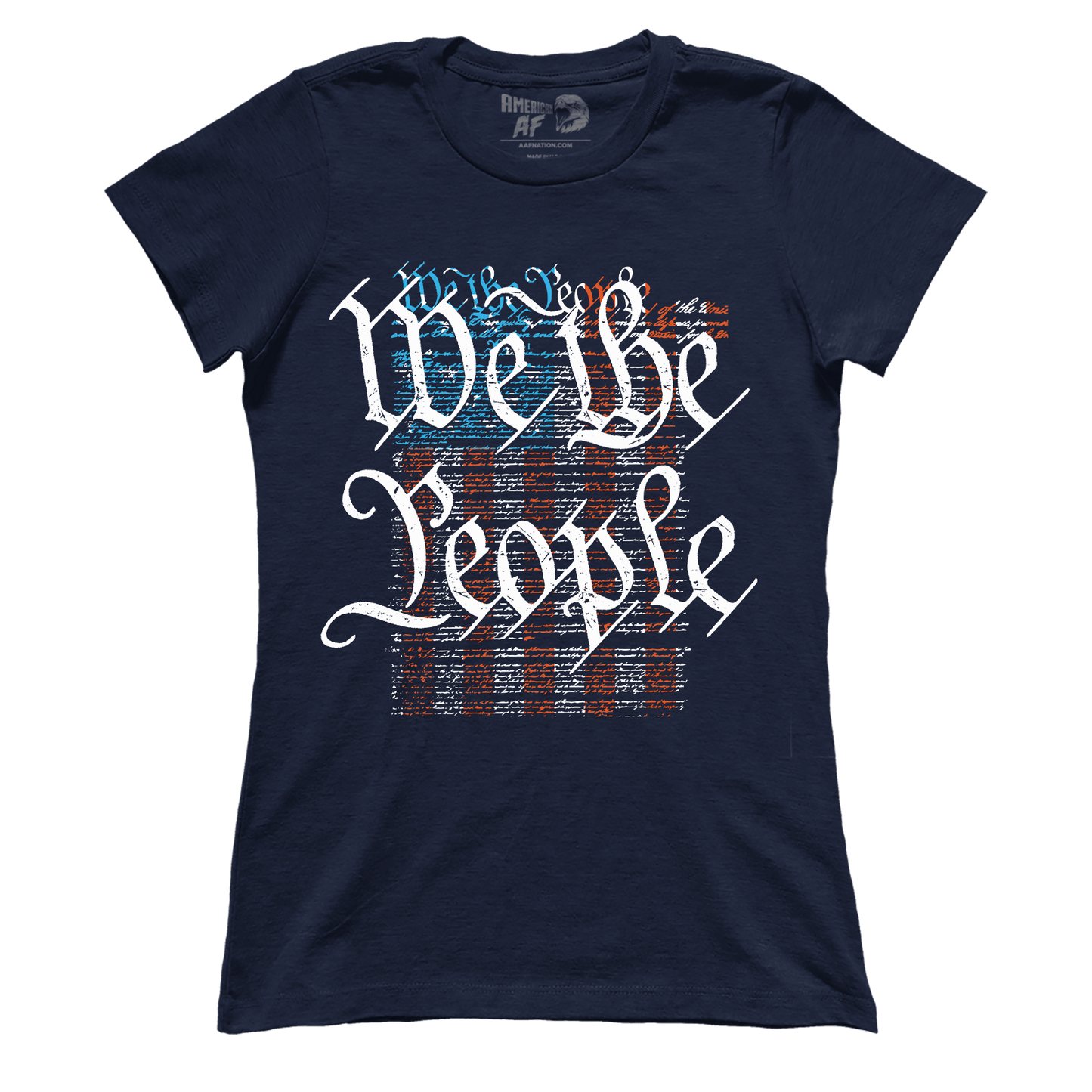 T-shirt Premium Ladies Tee / Midnight Navy / XS We The People Flag (Ladies)