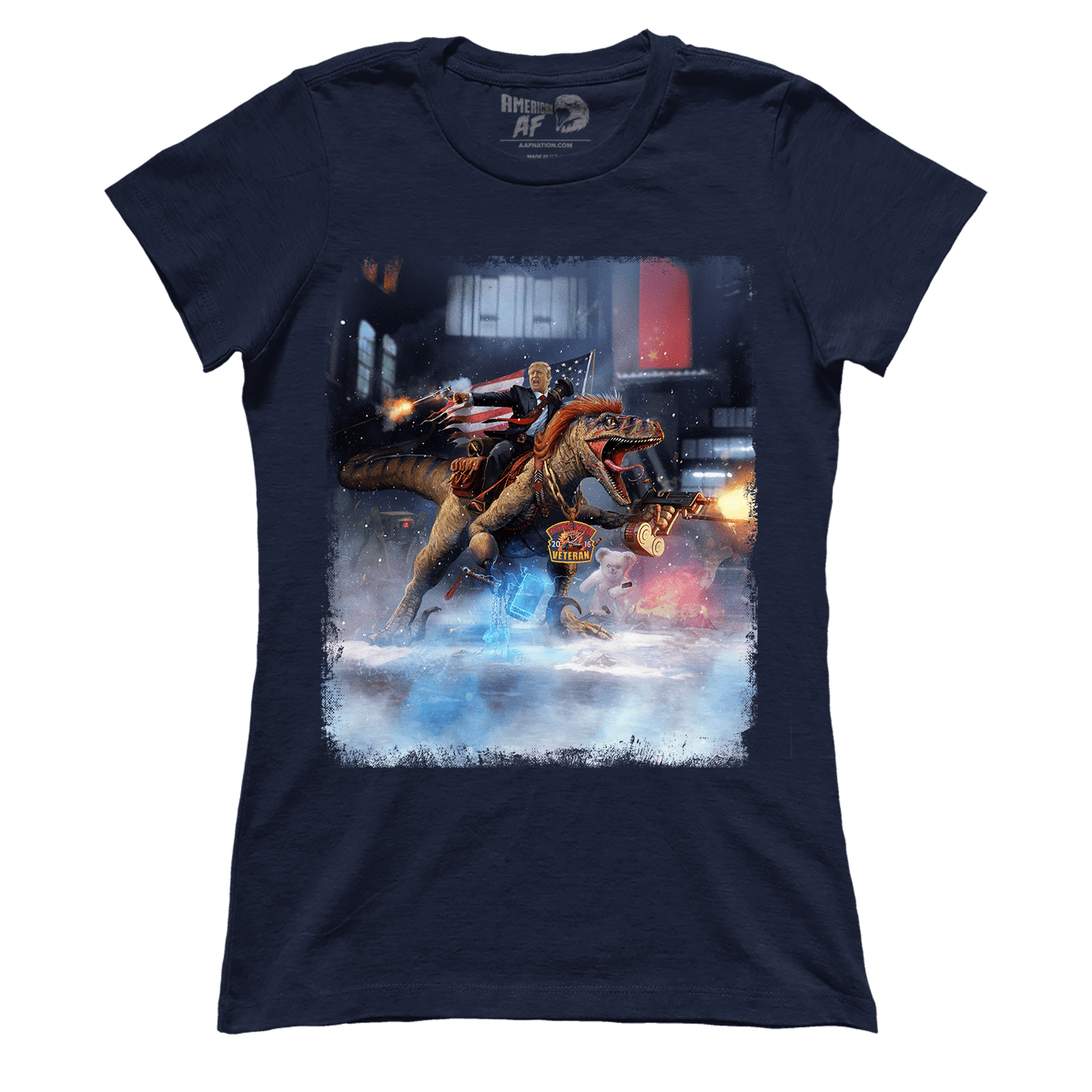 T-shirt Premium Ladies Tee / Midnight Navy / XS Trump Raptor (Ladies)