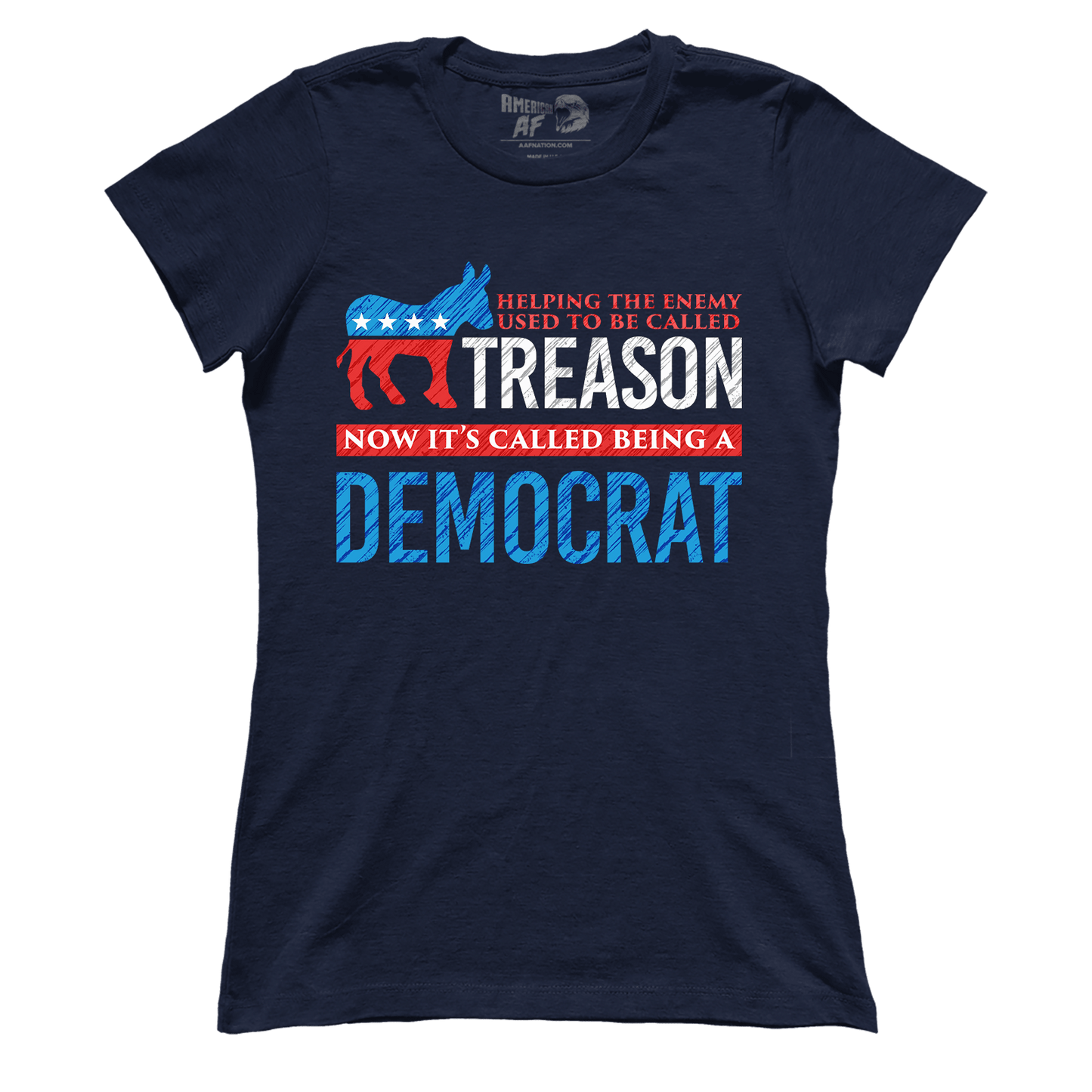 T-shirt Premium Ladies Tee / Midnight Navy / XS Treason Democrat (Ladies)