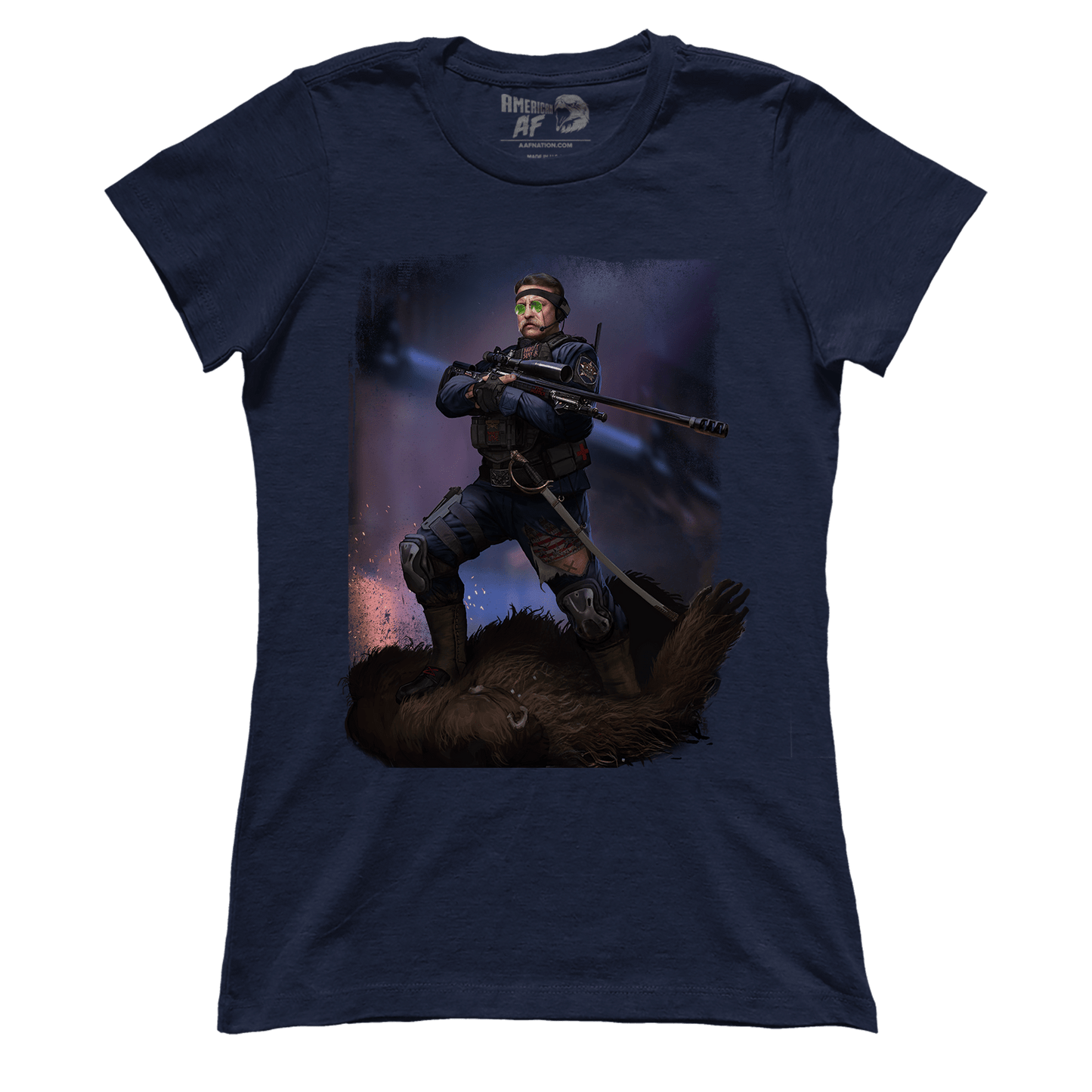 Apparel Premium Ladies Tee / Midnight Navy / XS Teddy Operator (Ladies)