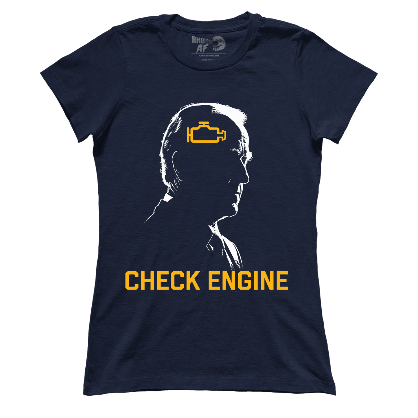 T-shirt Premium Ladies Tee / Midnight Navy / XS Joe Biden Check Engine (Ladies)