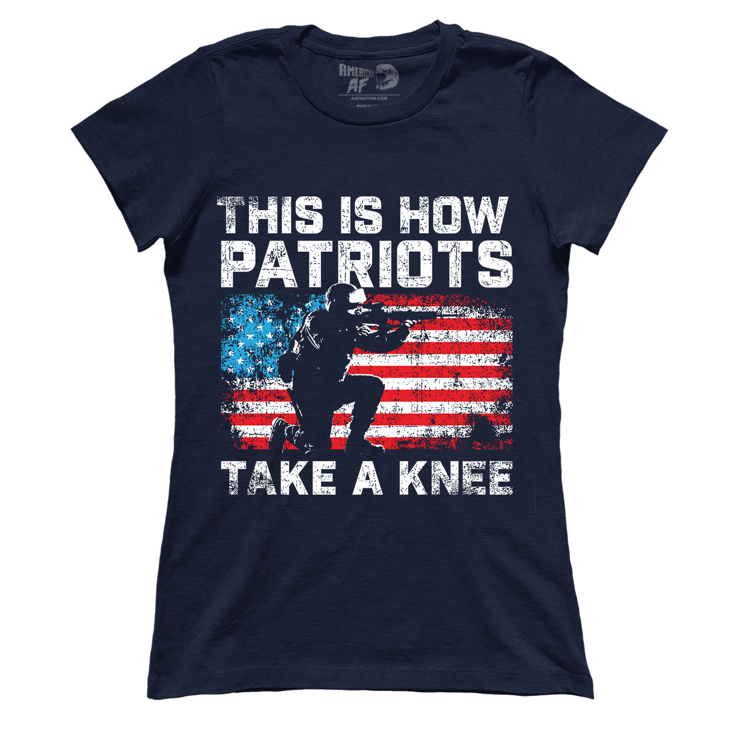 T-shirt Premium Ladies Tee / Midnight Navy / XS Patriots Take a Knee (Ladies)