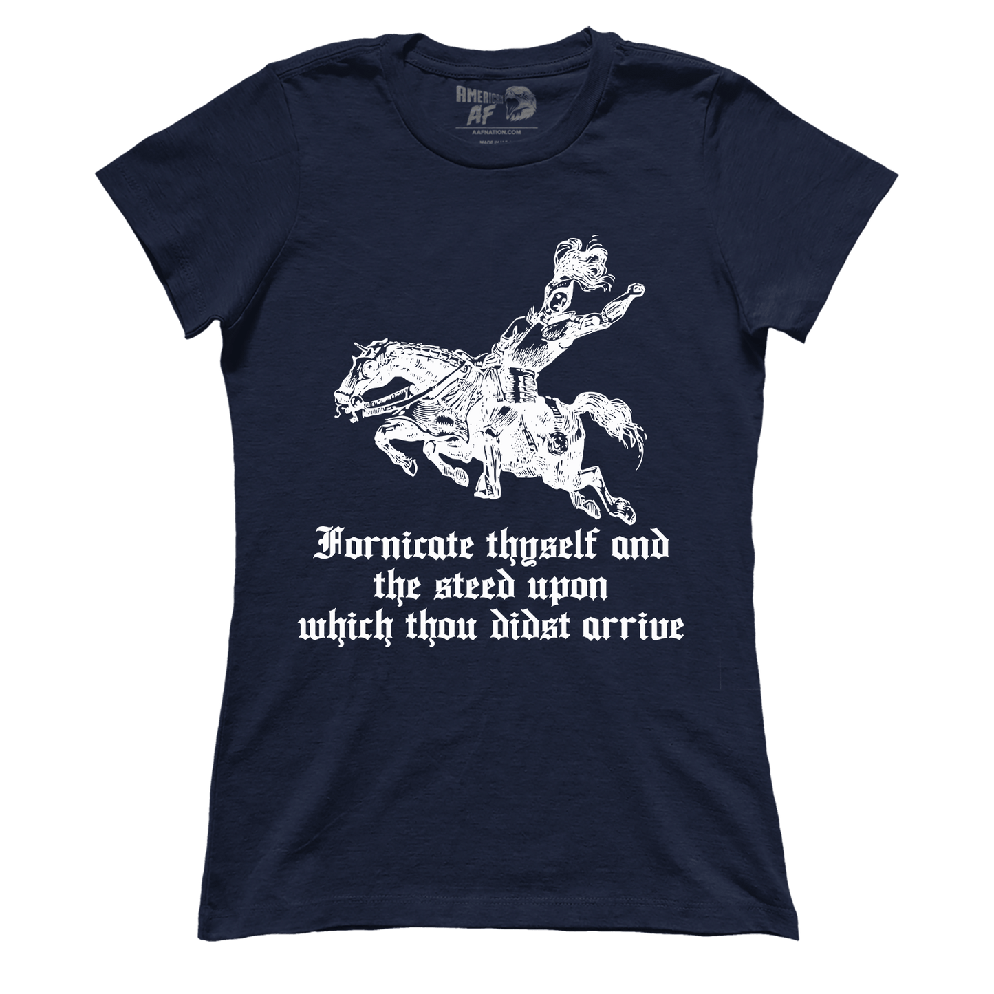 T-shirt Fornicate Thyself (Ladies)
