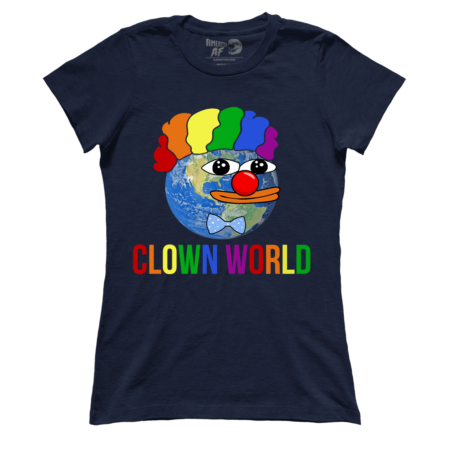 T-shirt Premium Ladies Tee / Midnight Navy / XS Clown World (Ladies)