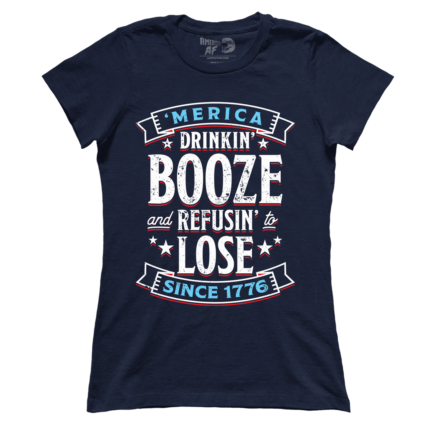 T-shirt Booze Refuse Lose (Ladies)