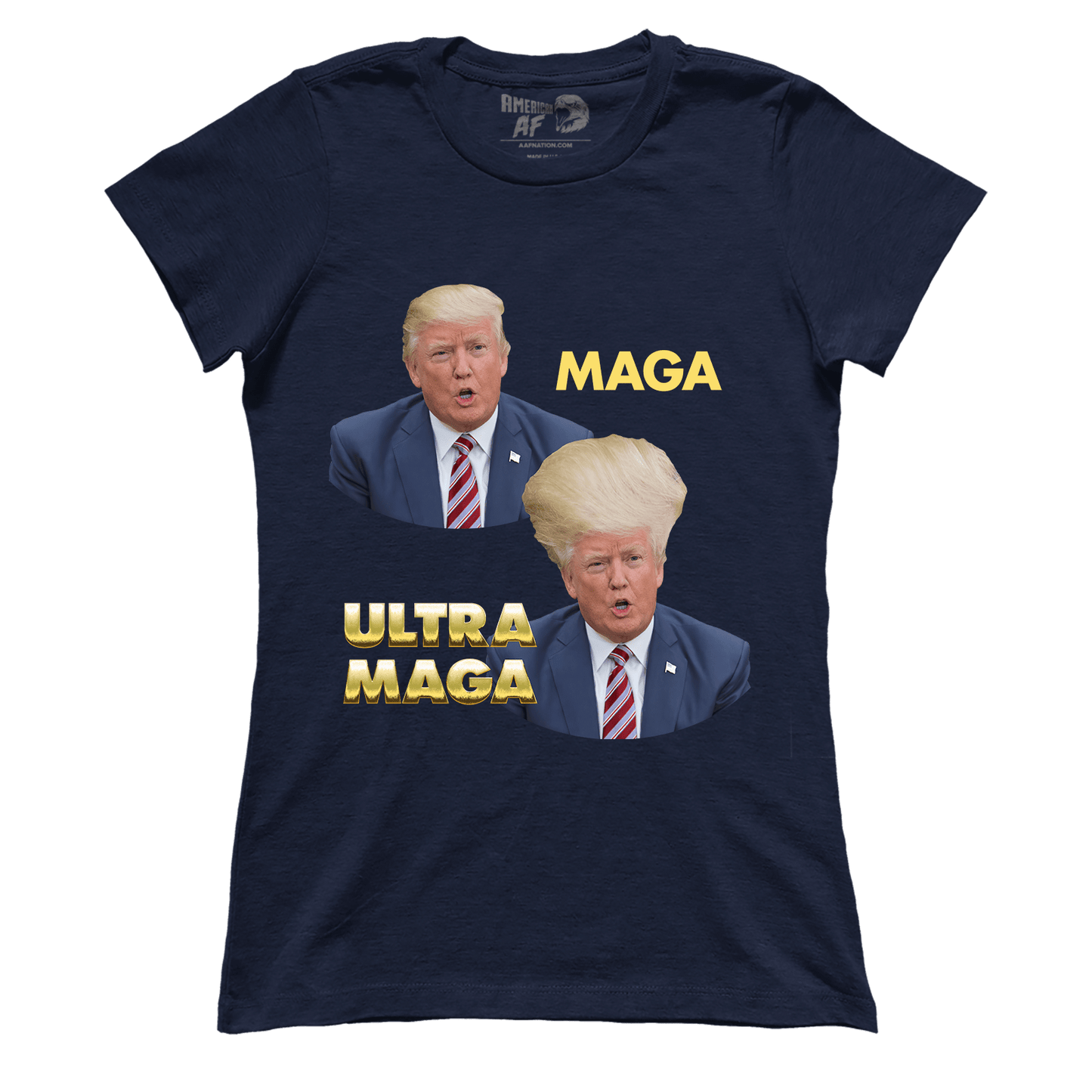 T-shirt Trump MAGA Vs Ultra MAGA (Ladies)