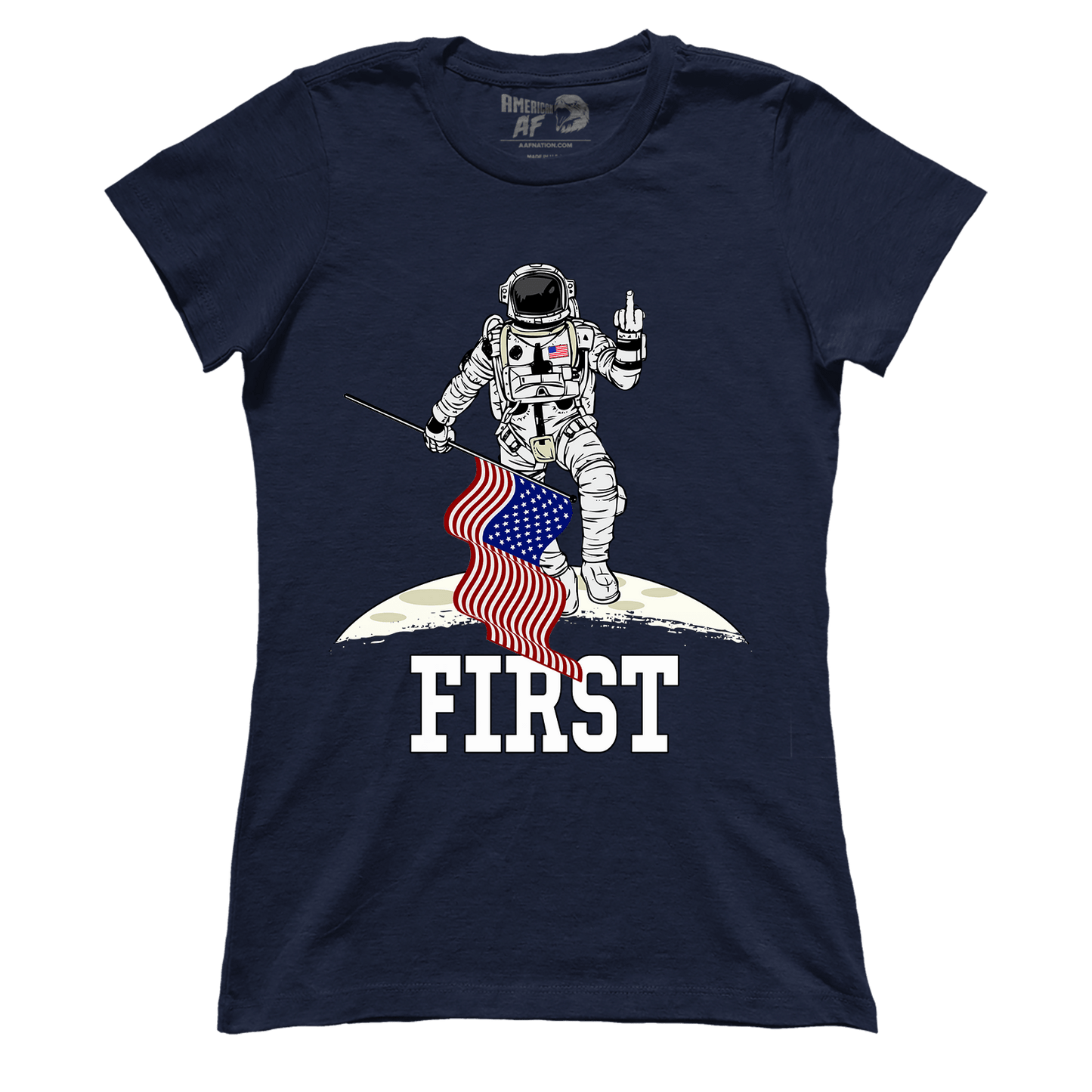 T-shirt First On The Moon (Ladies)