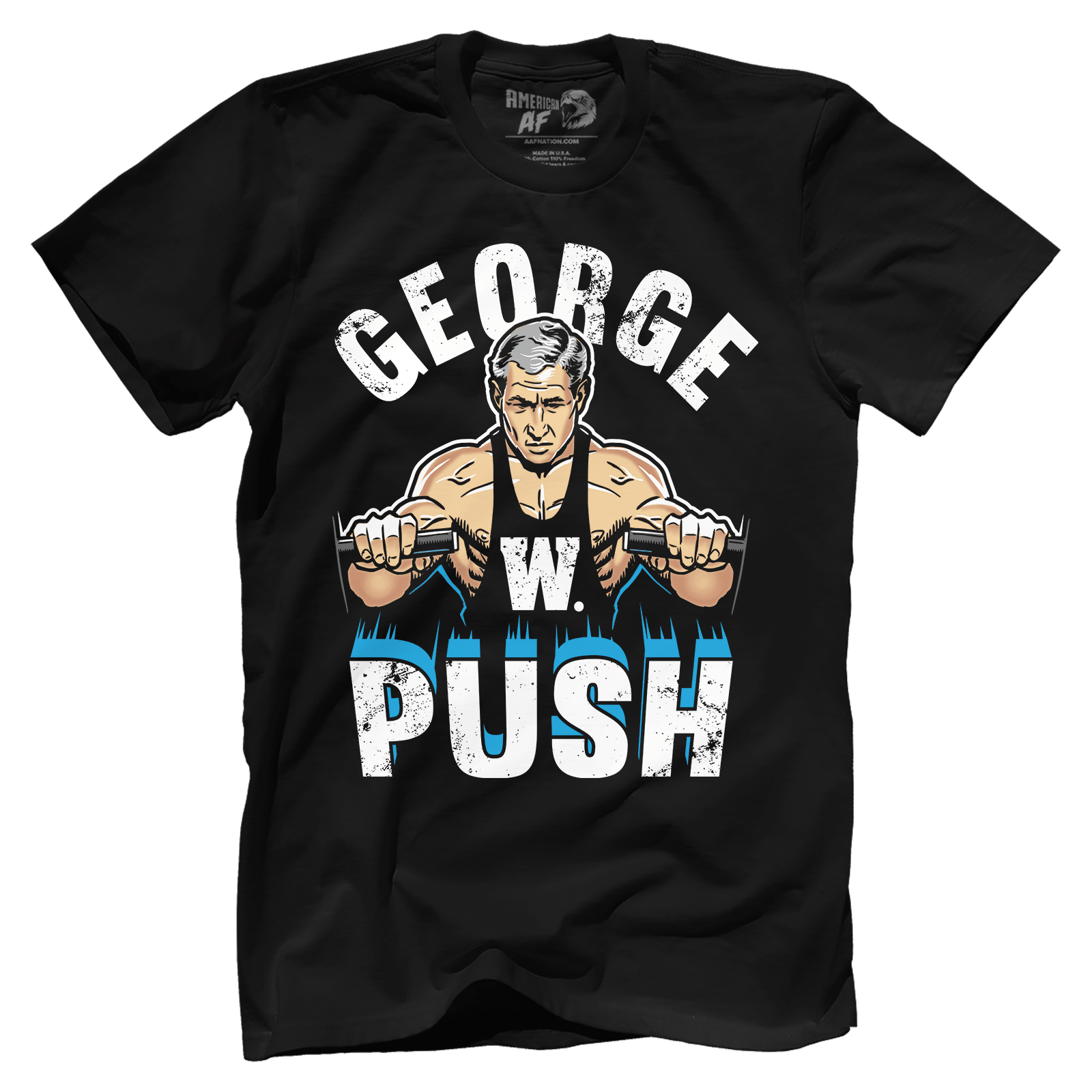 T-shirt Premium Mens Shirt / Black / XS George W Push