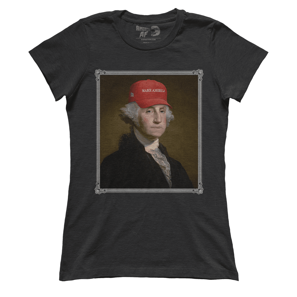 Apparel Premium Ladies Tee / Black / XS George Washington - Make America V2 (Ladies)