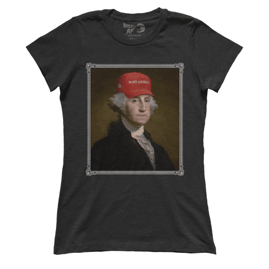 Apparel Premium Ladies Tee / Black / XS George Washington - Make America V2 (Ladies)