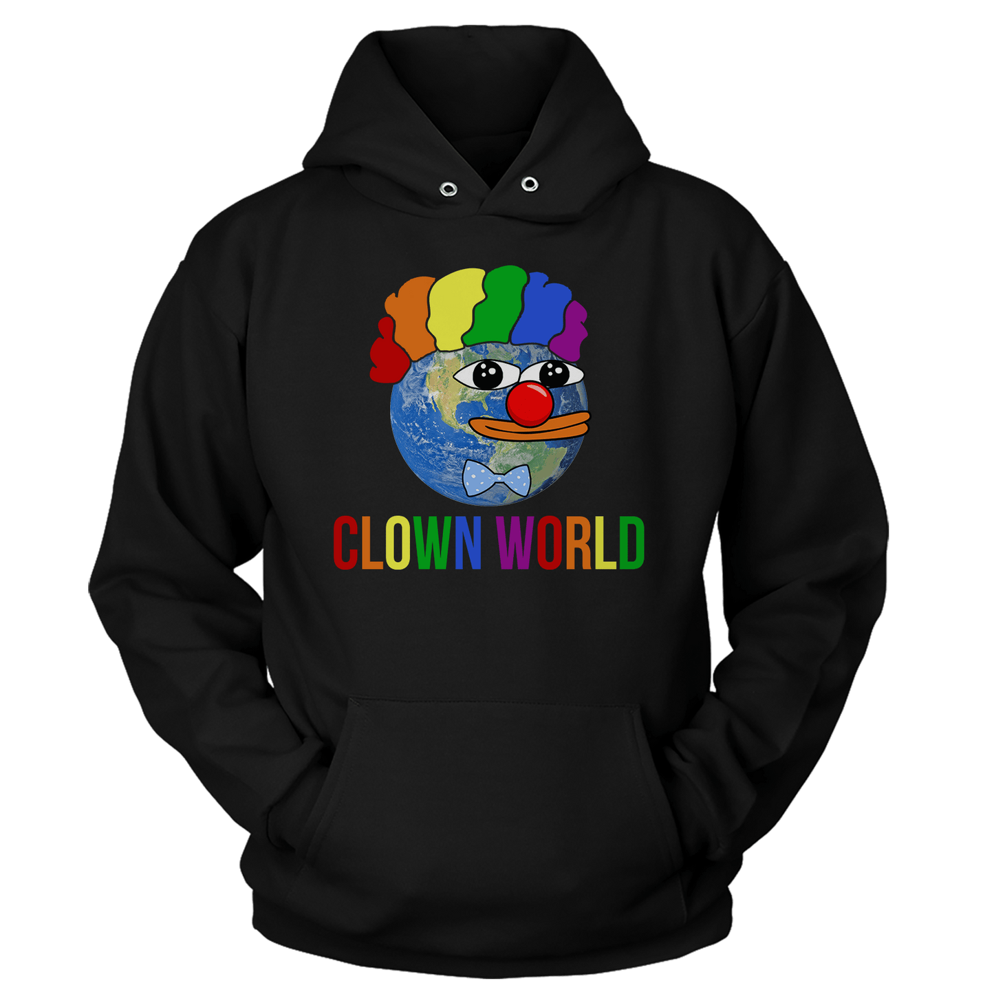 T-shirt Premium Soft Hoodie / Black / XS Clown World (Ladies)