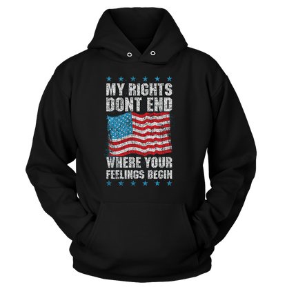 T-shirt My Rights Don't End