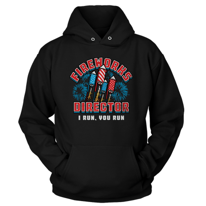 T-shirt Unisex Hoodie / Black / S Fireworks Director