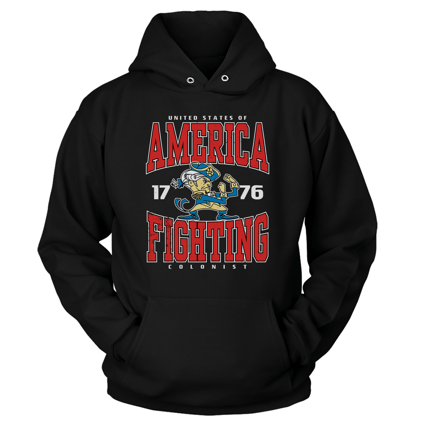 Apparel Unisex Hoodie / Black / S America Fighting