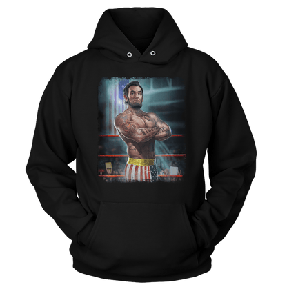 T-shirt Unisex Hoodie / Black / S Abe the Champ V2