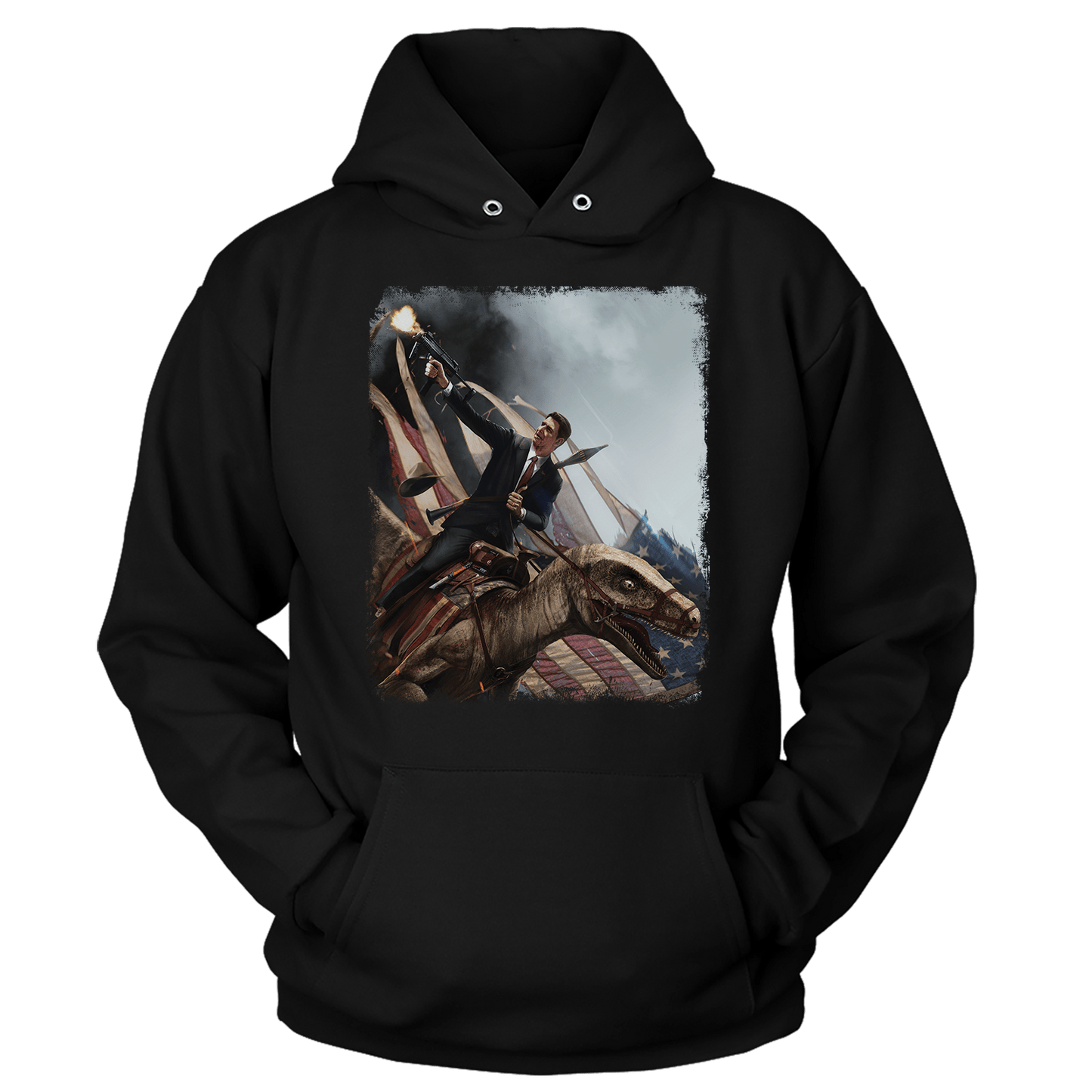 Apparel Ronald Reagan - Velociraptor Zoom (Ladies)