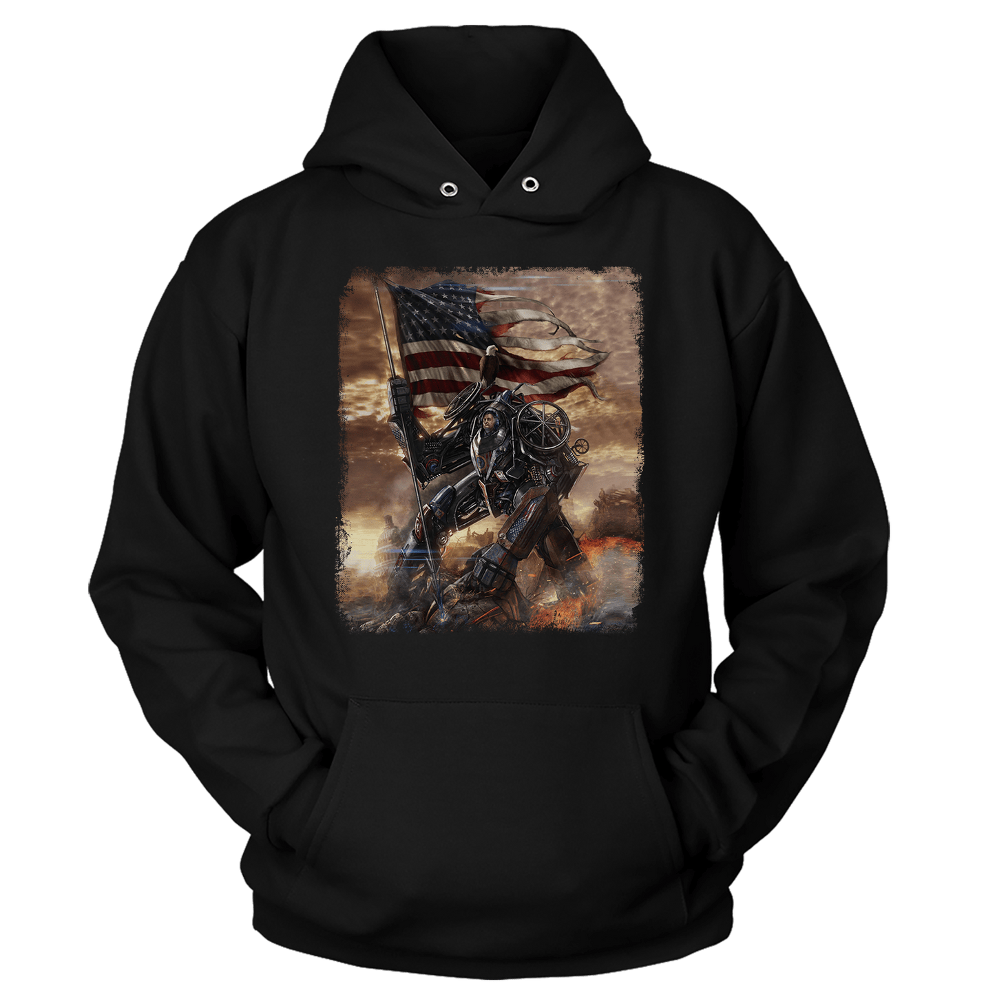 Apparel Unisex Hoodie / Black / S FDR Battle for America