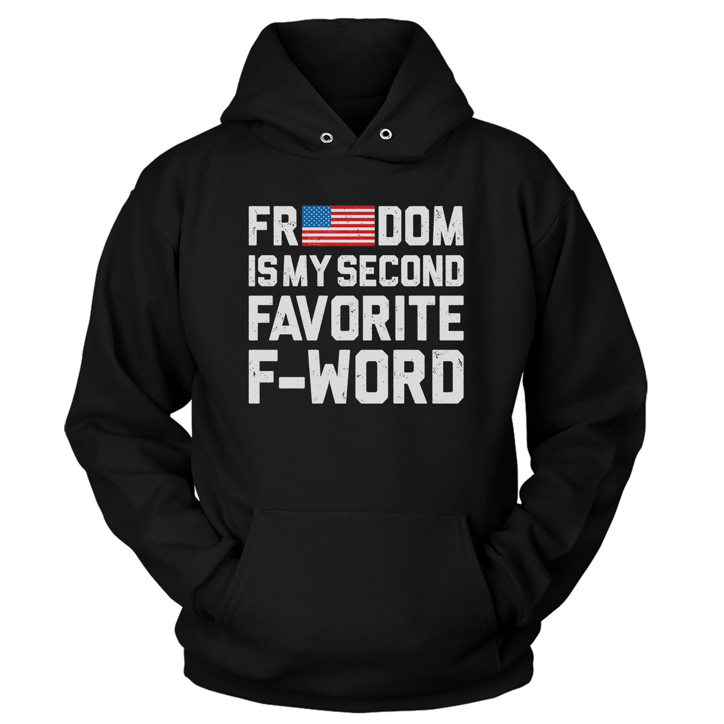 T-shirt Premium Soft Hoodie / Black / XS Freedom Favorite Word (Ladies)