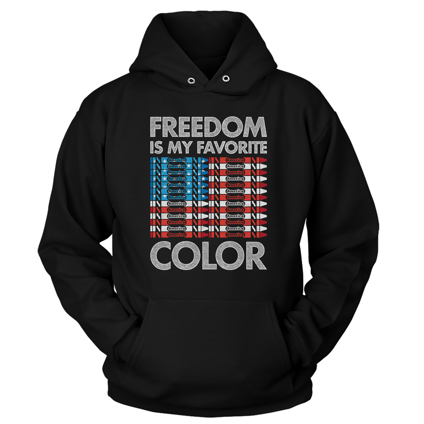 Apparel Unisex Hoodie / Black / S Freedom is my Favorite Color