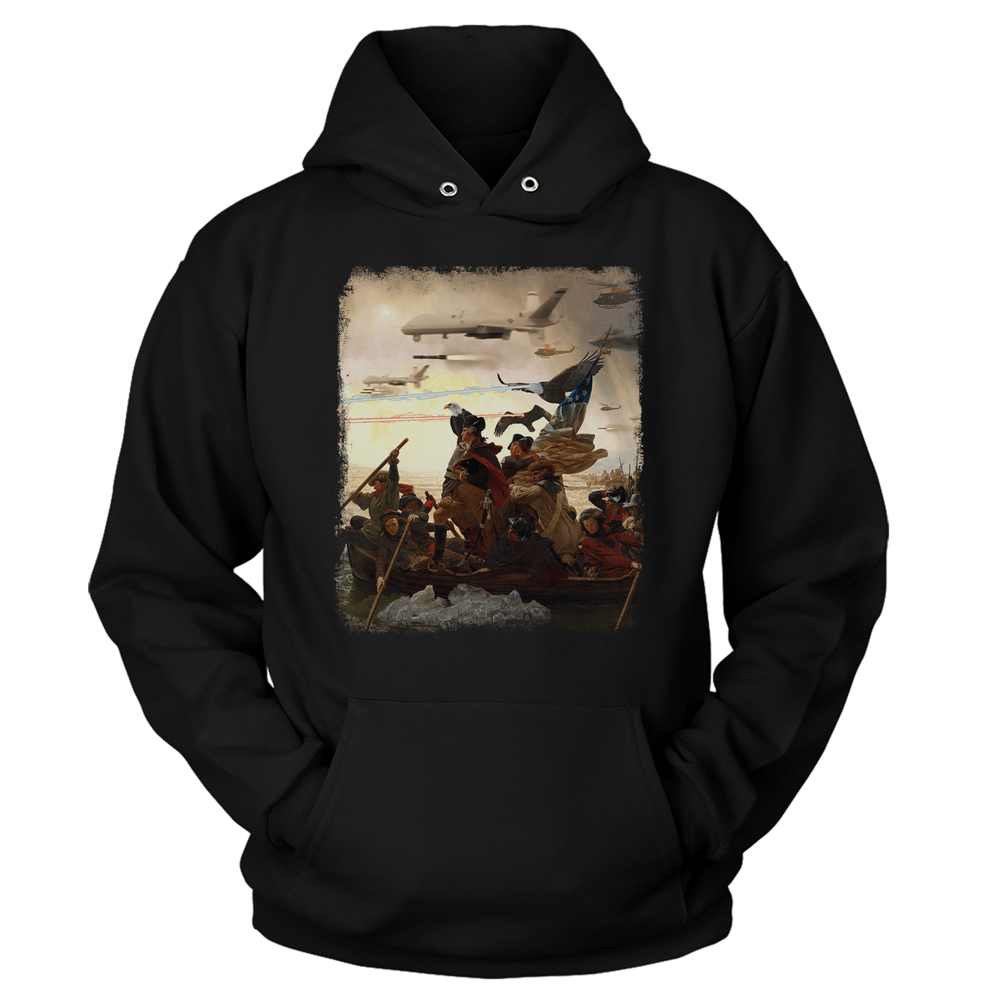 Apparel Premium Soft Hoodie / Black / XS Crossing Delaware (Ladies)