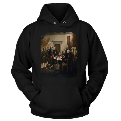 T-shirt Unisex Hoodie / Black / S Party Like Our Forefathers