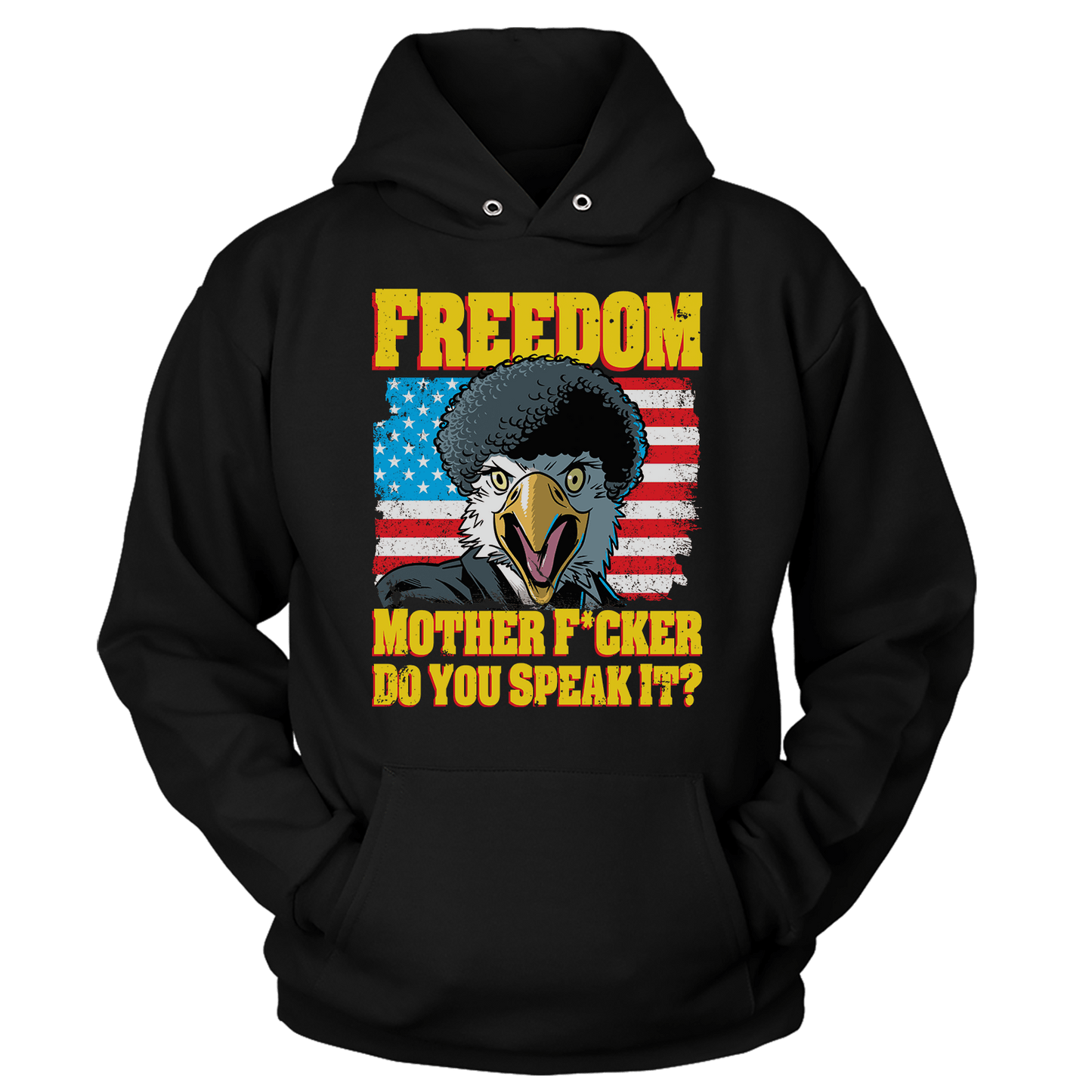 T-shirt Premium Soft Hoodie / Black / XS Freedom MF (Ladies)