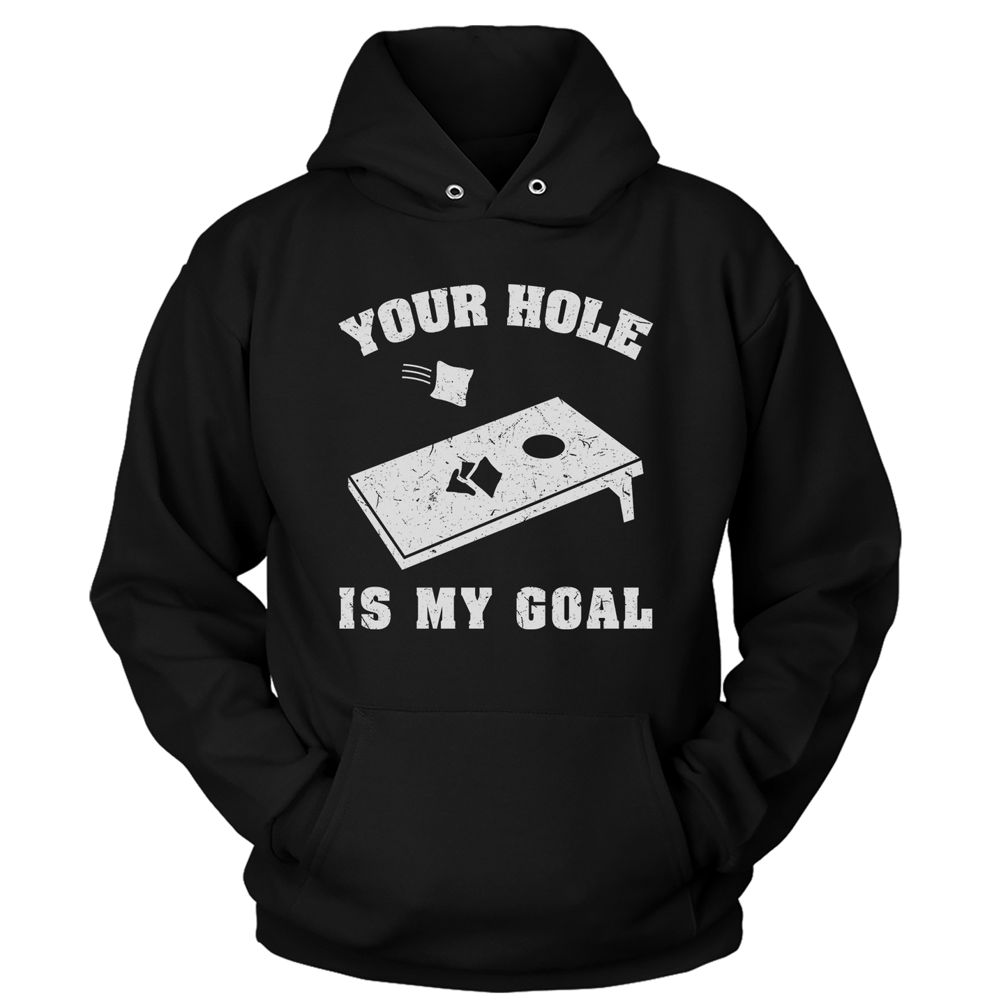 Apparel Premium Soft Hoodie / Black / XS Your Hole Is My Goal (Ladies)