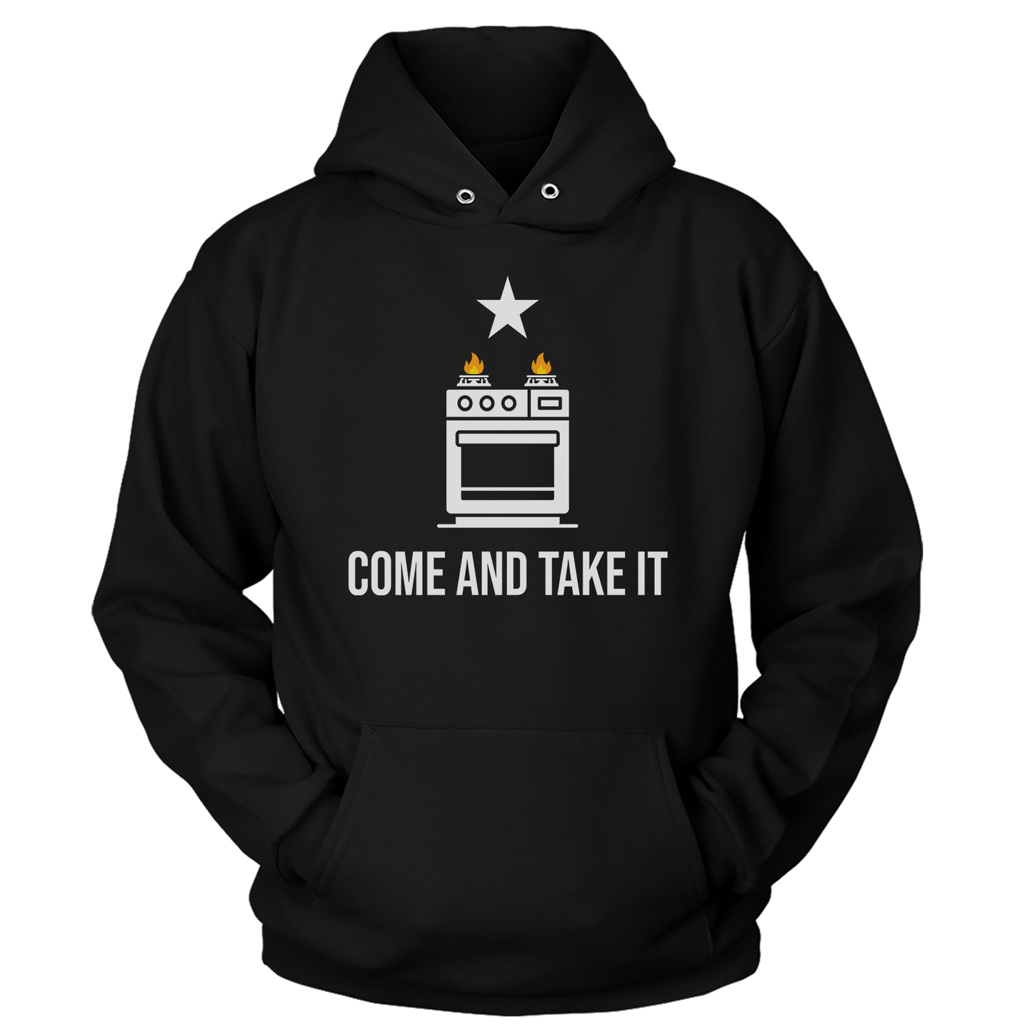 T-shirt Unisex Hoodie / Black / S Come and Take It Stove