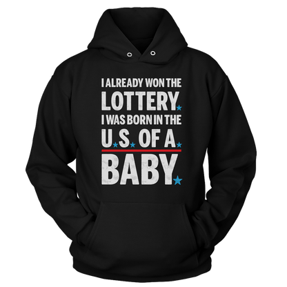 Apparel Unisex Hoodie / Black / S U.S. Of A.