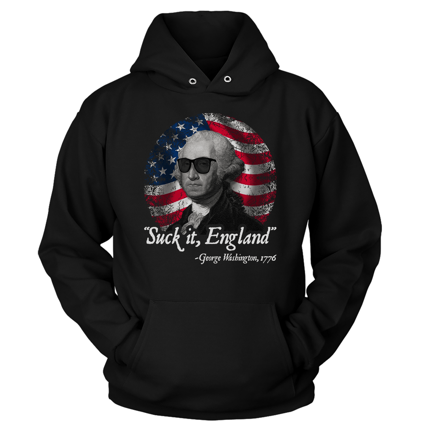 T-shirt Premium Soft Hoodie / Black / XS Suck it England (Ladies)