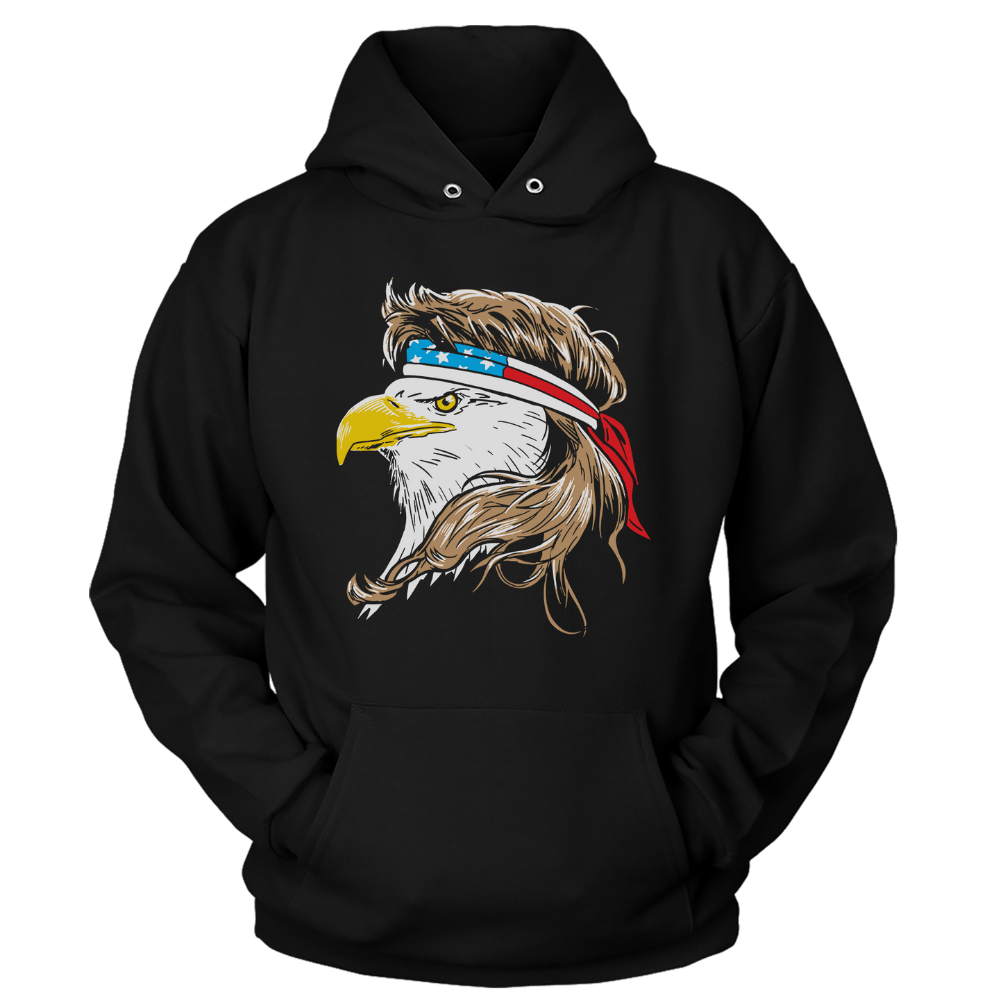 T-shirt Unisex Hoodie / Black / S Merican Eagle