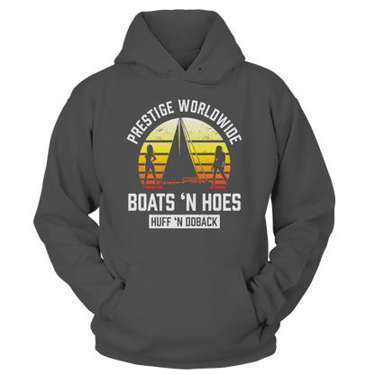 T-shirt Unisex Hoodie / Charcoal / S Boats 'N Hoes