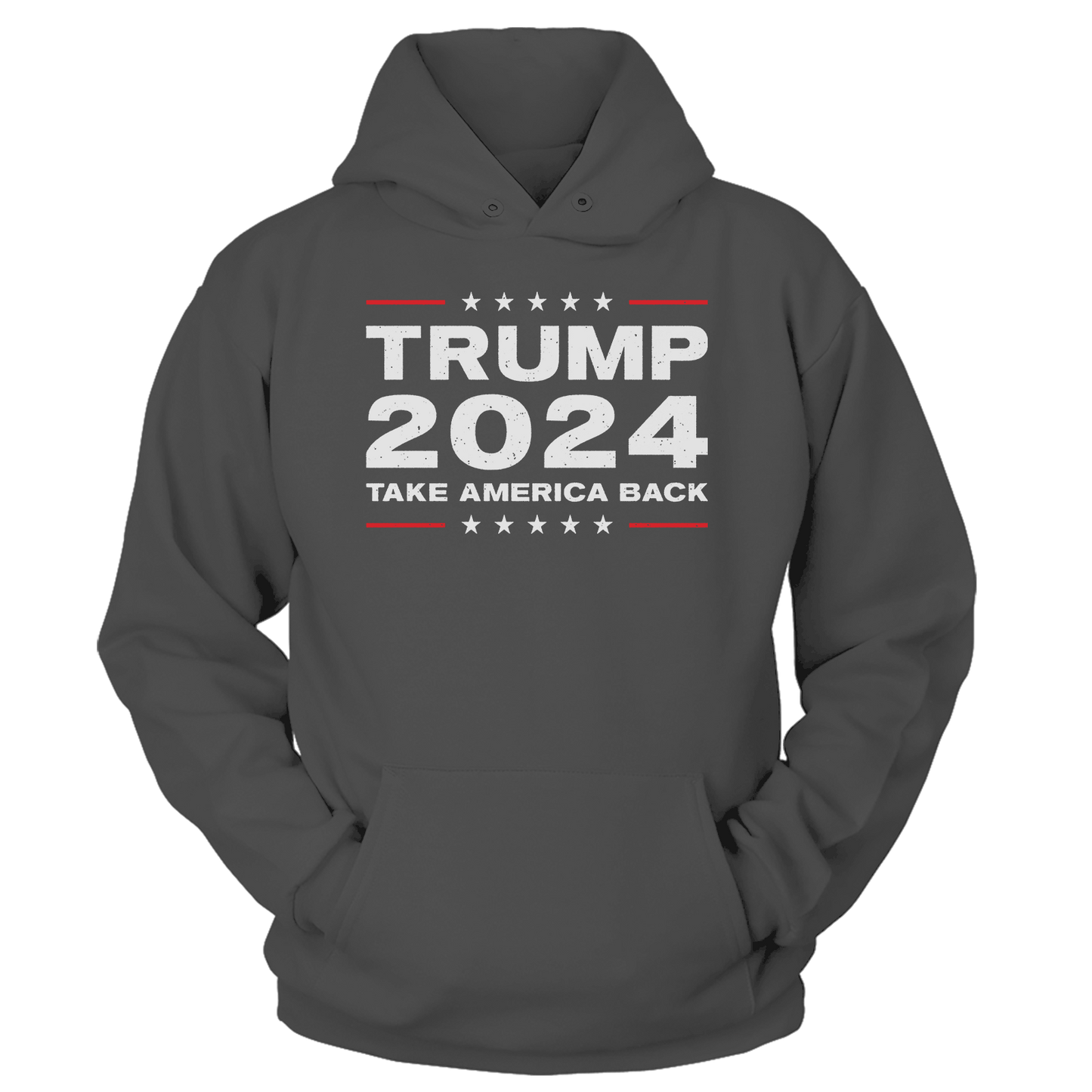 T-shirt Unisex Hoodie / Charcoal / S Take America Back