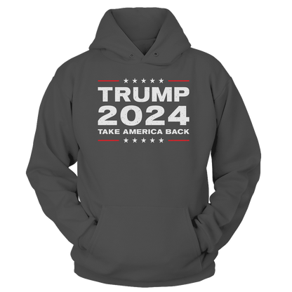 T-shirt Unisex Hoodie / Charcoal / S Take America Back