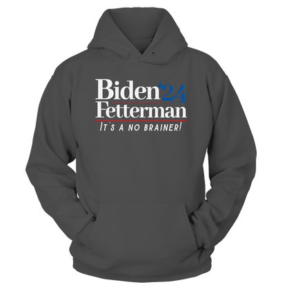 T-shirt Unisex Hoodie / Charcoal / S Biden Fetterman