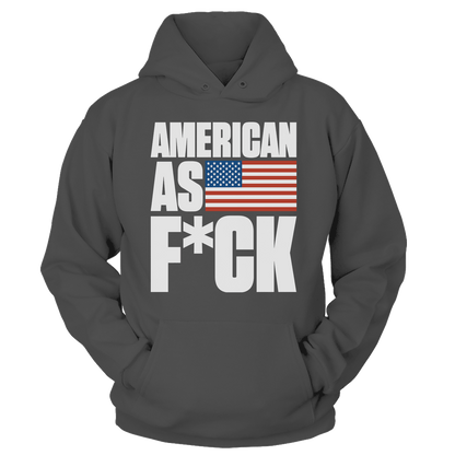 Apparel Unisex Hoodie / Charcoal / S American As F! TAME