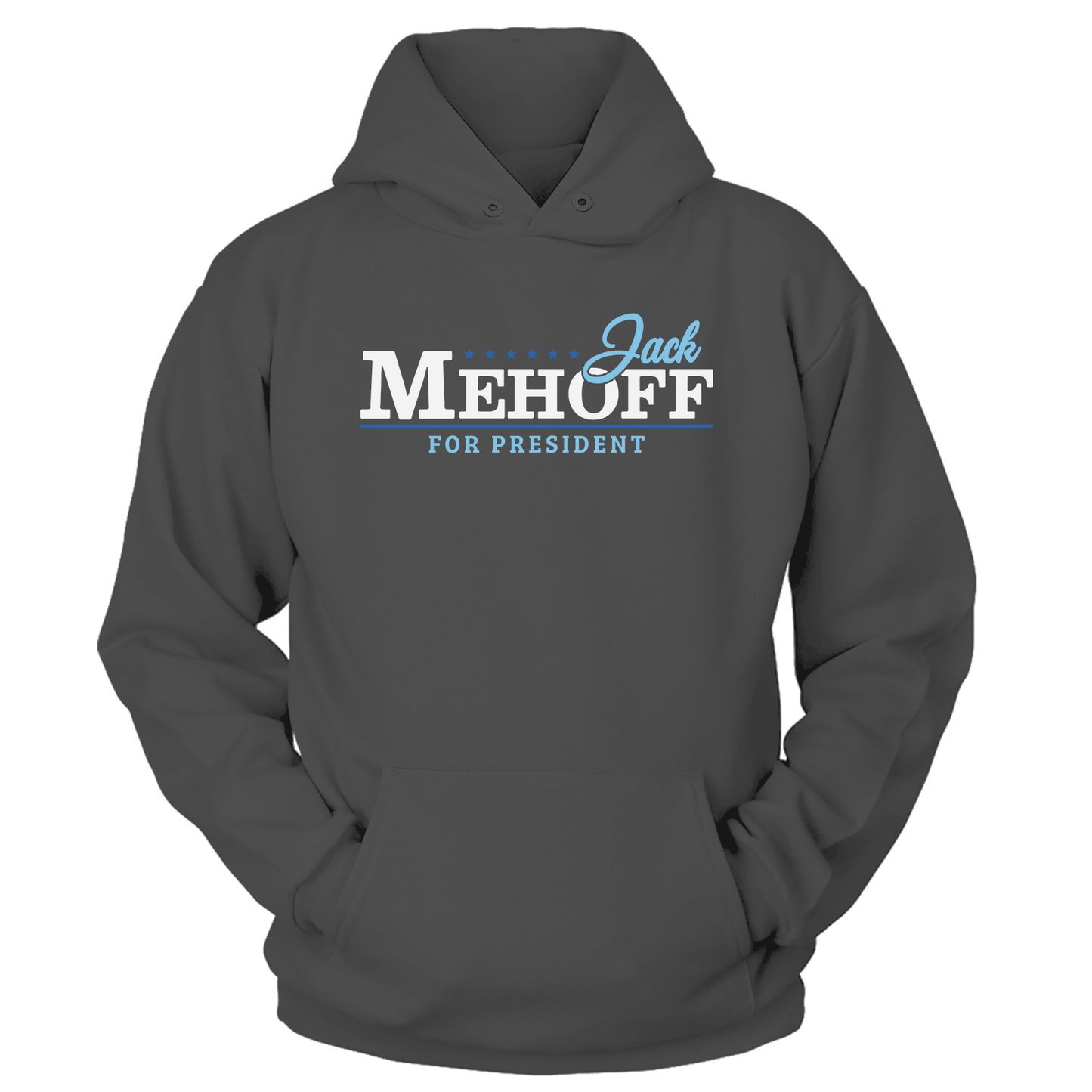 T-shirt Unisex Hoodie / Charcoal / S Jack Mehoff for President