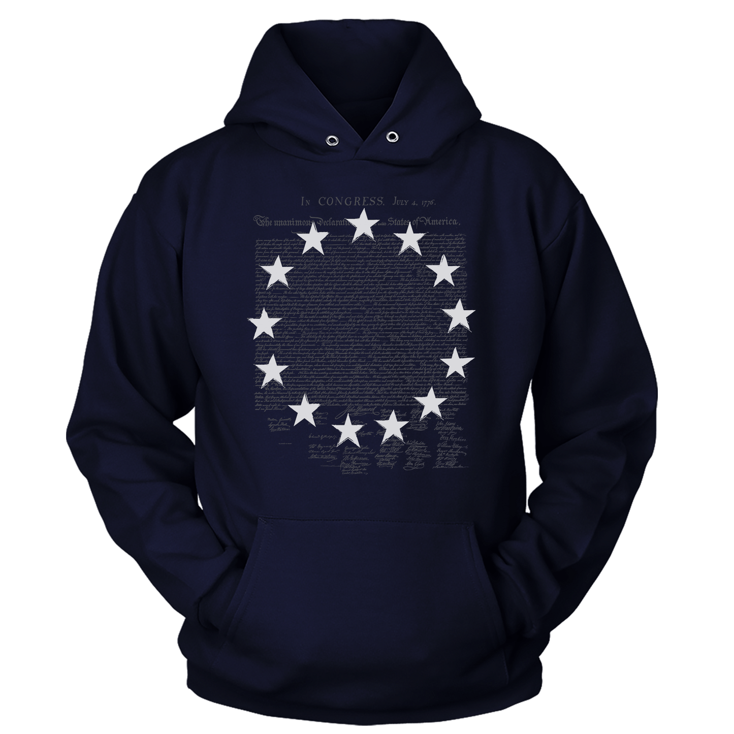 Apparel Unisex Hoodie / Navy / S Betsy Ross 1776